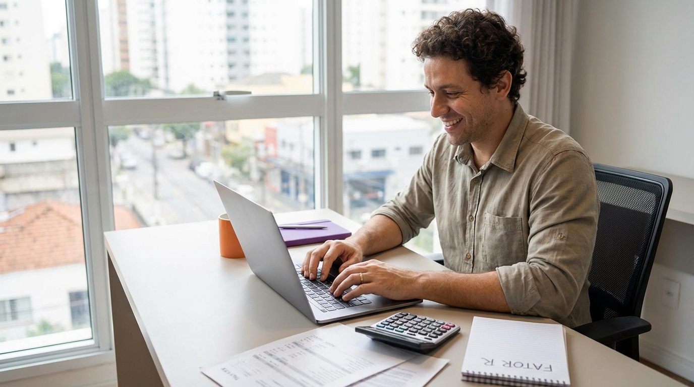 Tributação CNPJ desenvolvedor: pague 6% com Fator R