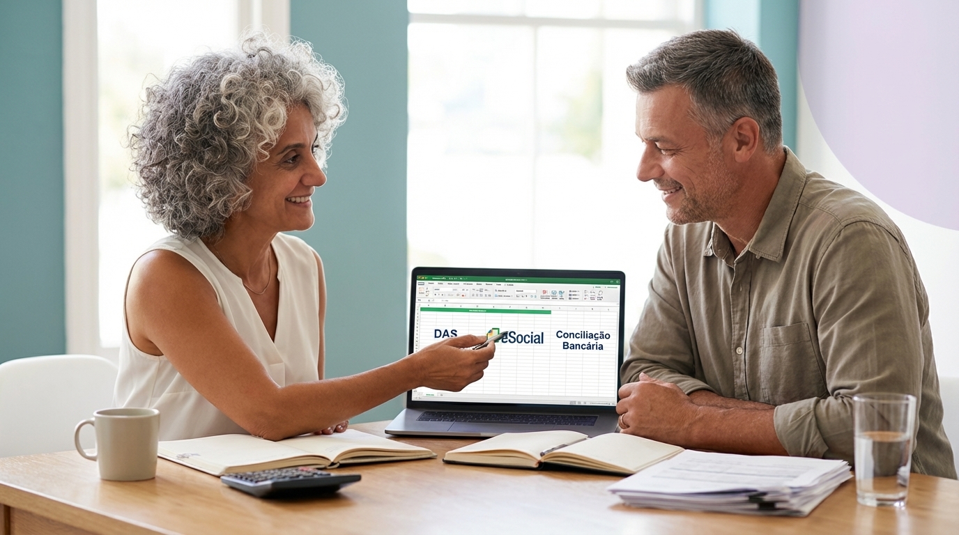 Rotina mensal de contabilidade para pequenas empresas