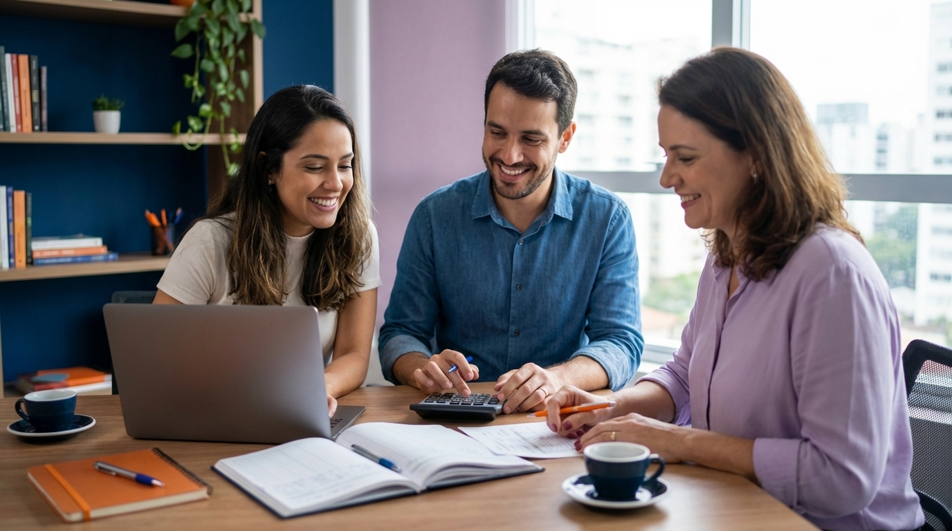 Contabilidade online transparente com suporte humanizado