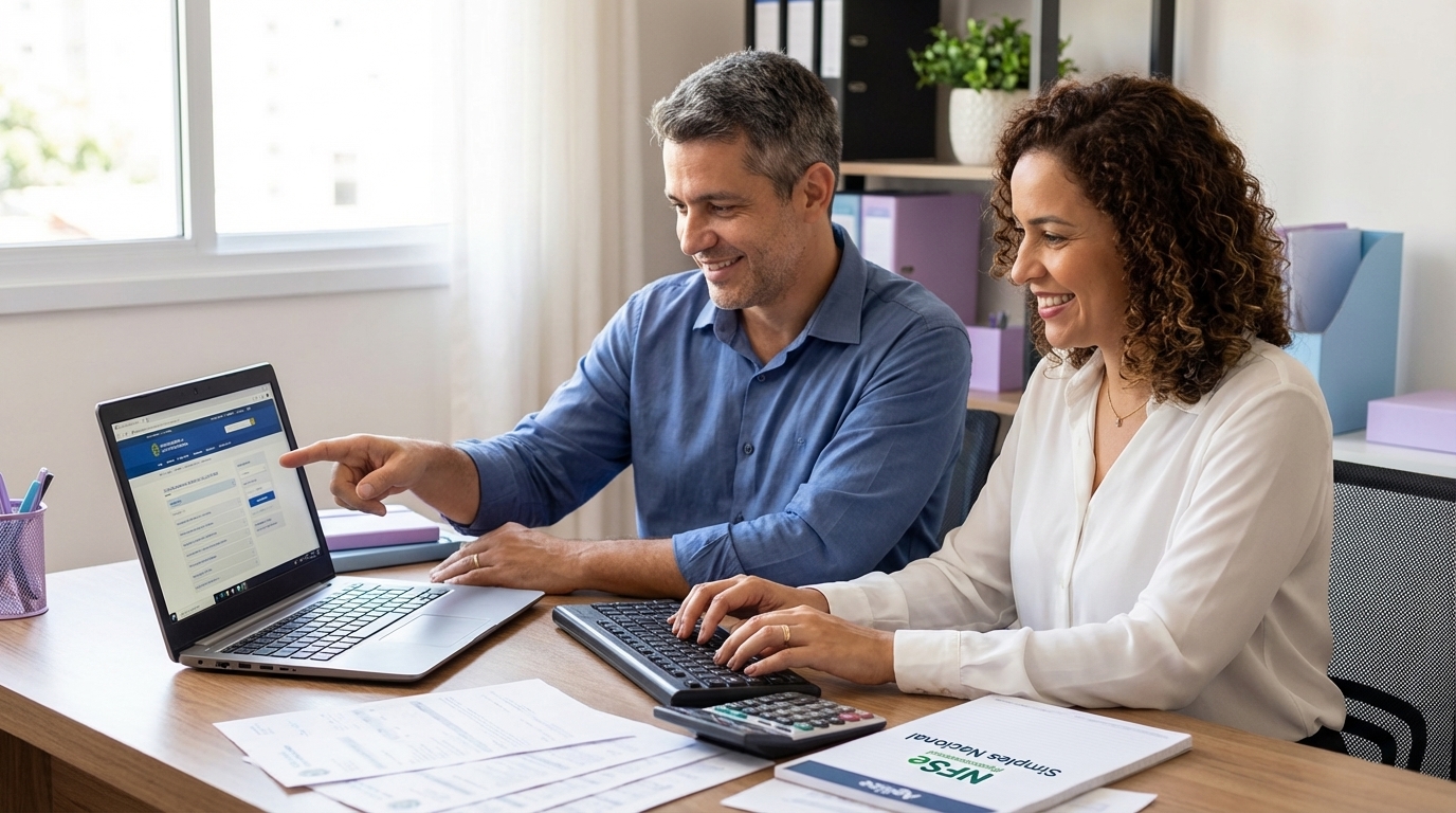 Como usar emissor nacional para emitir nota fiscal Simples